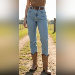 Eddie Bauer Slim Leg High Waist Mom Jean Vtg Deadstock